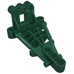 Large Figure Skeletal, Torso (Toa Hordika) / Dark Green