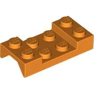 Wheel Arch, Mudguard 2 x 4 Studded / Orange