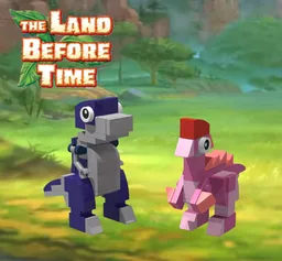 The Land Before Time Characters Chomper and Ruby