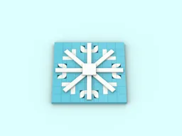Advent build #1- Christmas Snowflake
