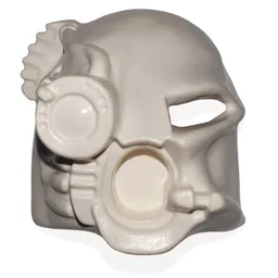 Large Figure Mask Akaku Nuva / White