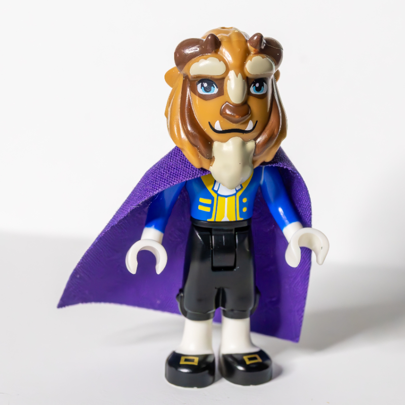 Lego Beast, Blue Jacket, Black Legs, Dark Purple Cape
