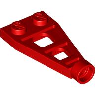 Lego Plate Special 1 x 2 with Long Stud Receptacle (Space Wing) / Red