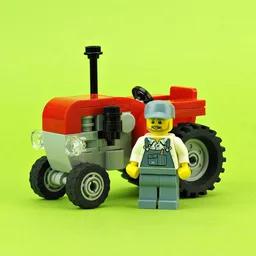 Red old tractor