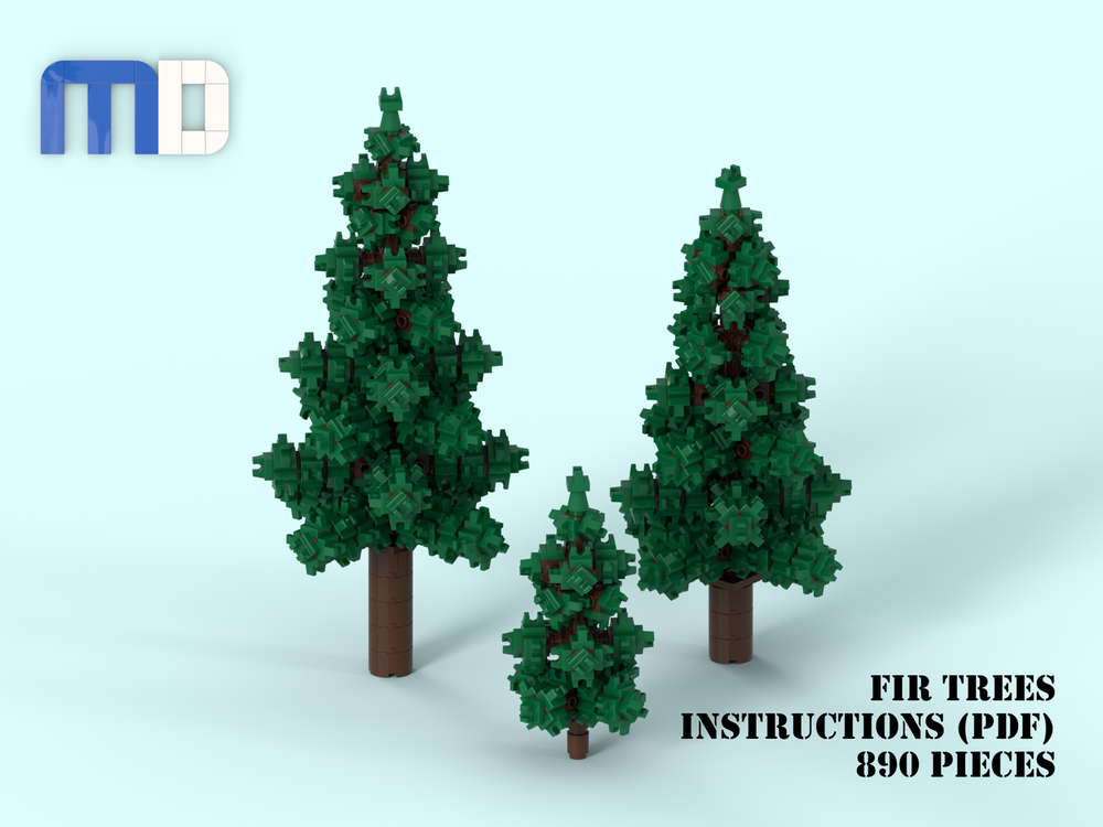 Lego Fir Trees MOC