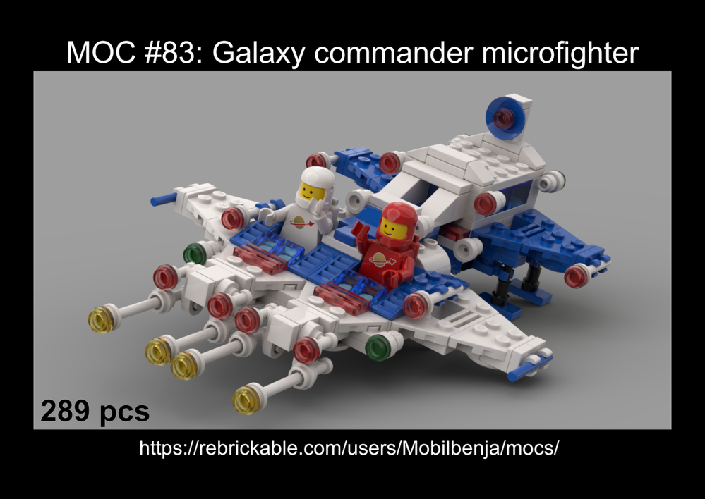 Lego Galaxy commander microfighter