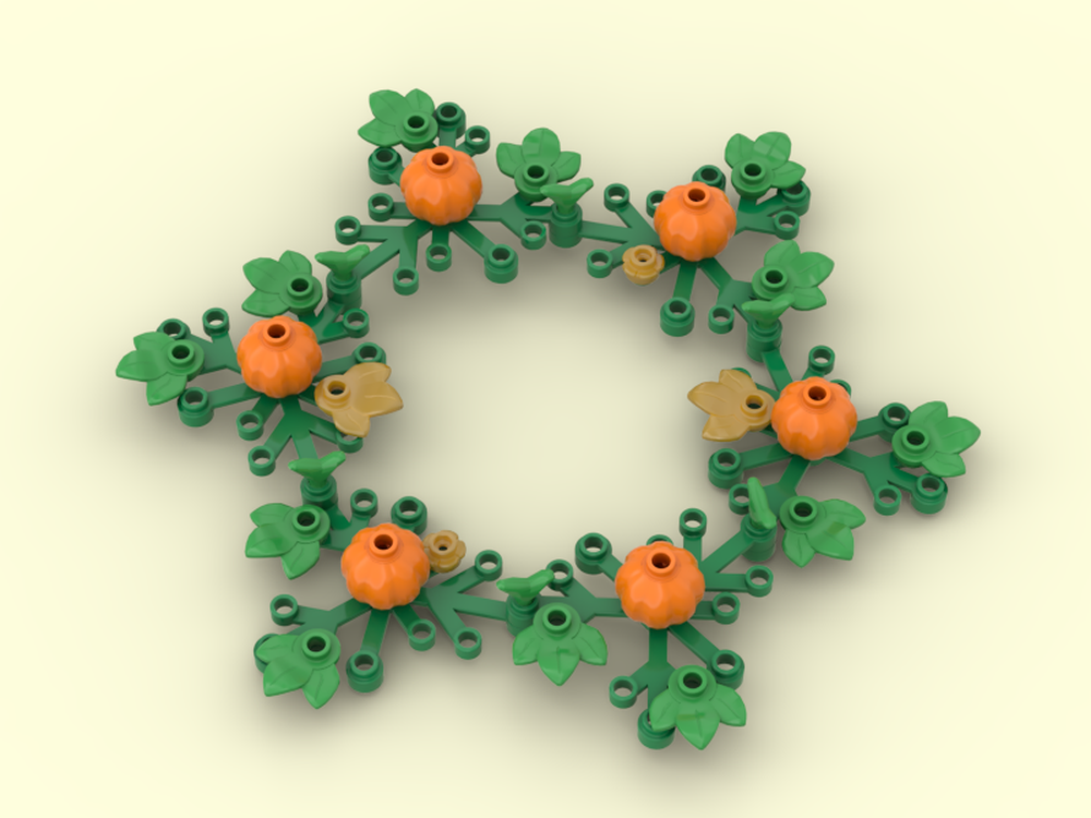Lego Autumn Wreath