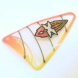 Sail, Windsurfer, 9 x 15 Triangle, with Island Xtreme Stunts Logo Print / Trans-Clear