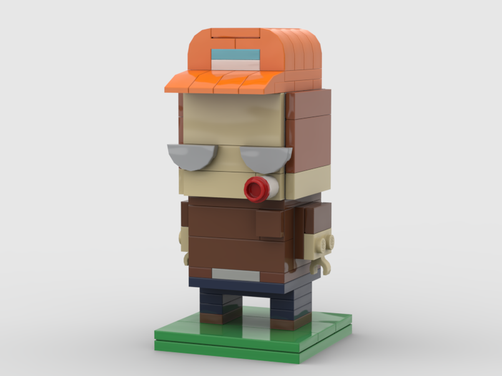Lego Dale Gribble Brickhead