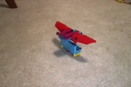 Dragon flying over the sea