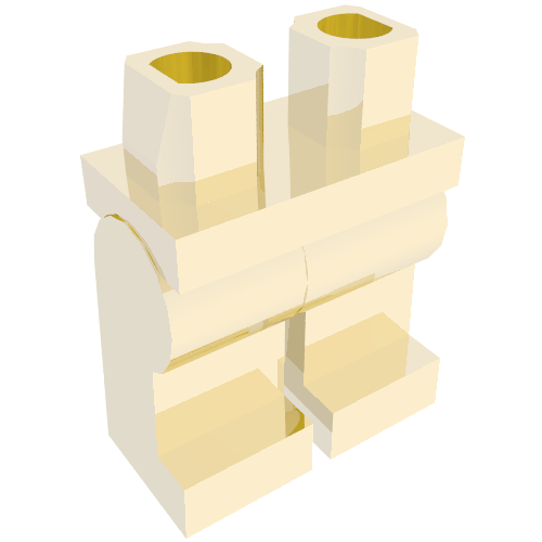 Lego Hips and Chrome Gold Legs / Chrome Gold