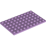 Lego Plate 6 x 10 / Lavender