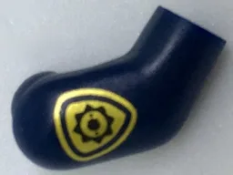 Arm, Right with Gold Police Badge Pattern