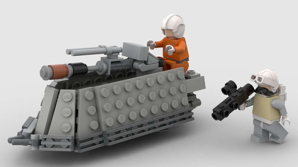 Lego LC-10bW Laser Ice-Cutter - Hoth Rebel Canon Sled