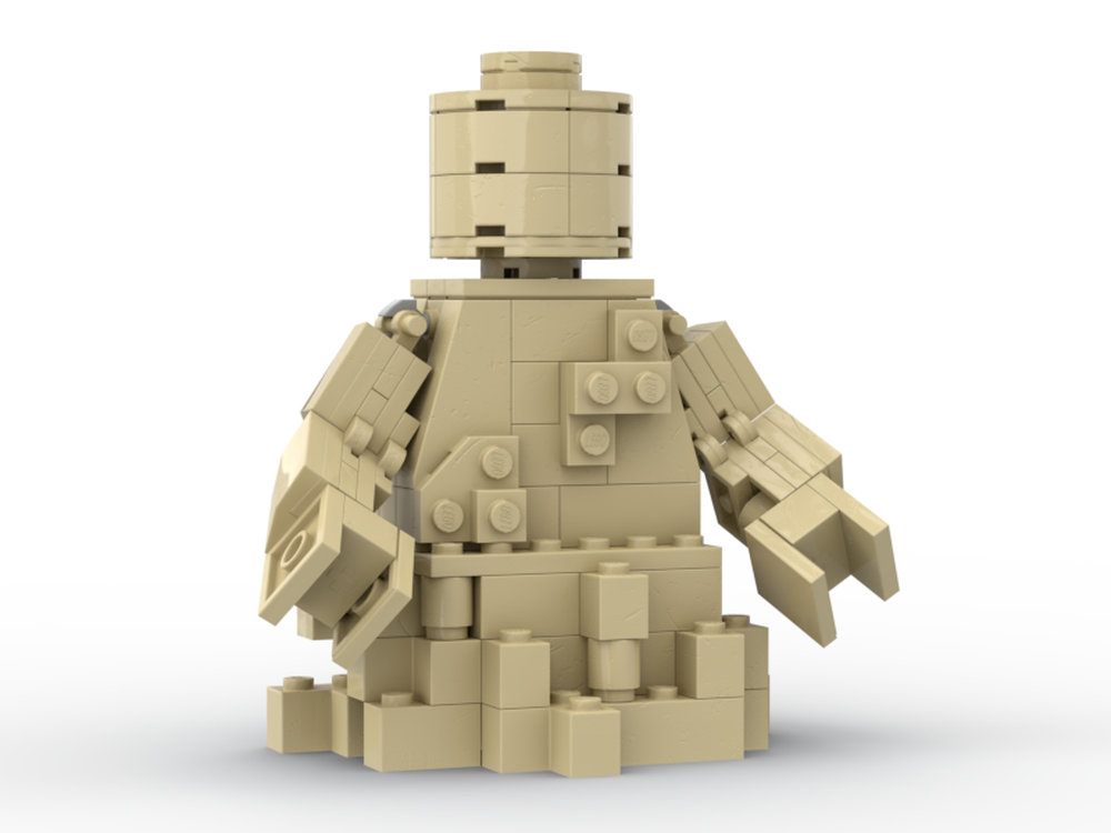 Lego Minifig style Sandman (Lego Marvel Superheroes)