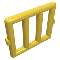 Bar 1 x 4 x 3 Window [Side Tabs] / Yellow
