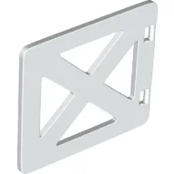Duplo Door / Gate / Window with 'X' Supports / White