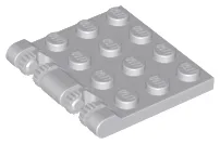 Hinge Plate 3 x 4 Locking Dual 2 Finger, 9 Teeth