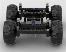 8x8 Front axle