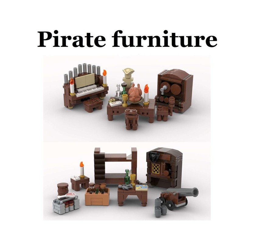 Lego Pirate furniture