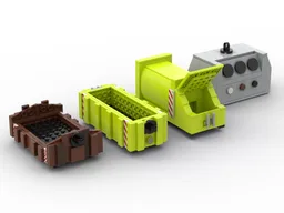 Large Garbage / Recycling Container (4-Pack)