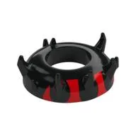 Head Top Zabrak Horns with Red Print (Darth Maul) / Black