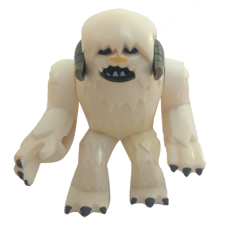 Lego Wampa (Big Fig) - Dark Tan Nose