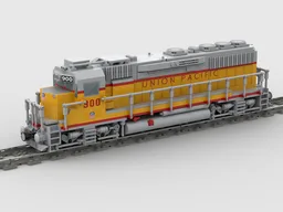 Diesel Engine EMD GP40 of Union Pacific Railroad