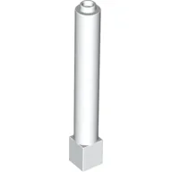 Support Round 1 x 1 x 6 Solid Pillar / White