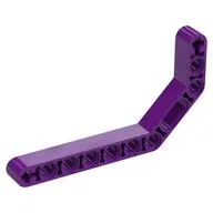 Technic Beam 1 x 11.5 Double Bent Thick / Purple