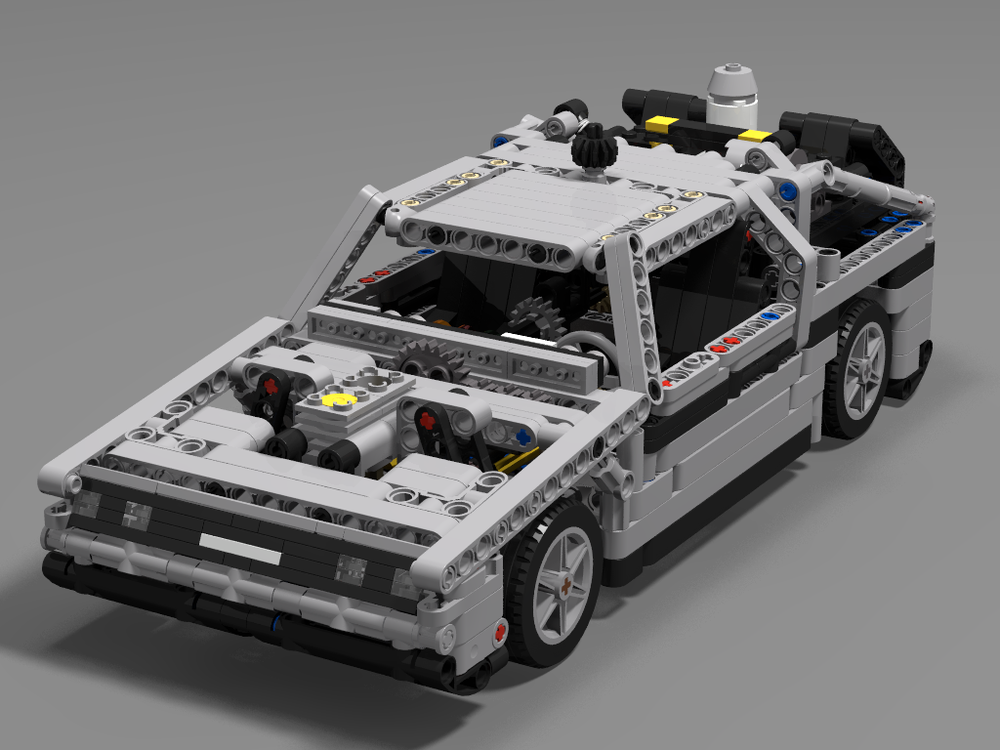 Lego Delorean time machine