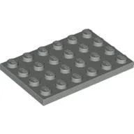 Plate 4 x 6 / Light Gray