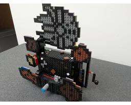 Millennium-Falcon: 8-Bit Interactive Asteroid Field