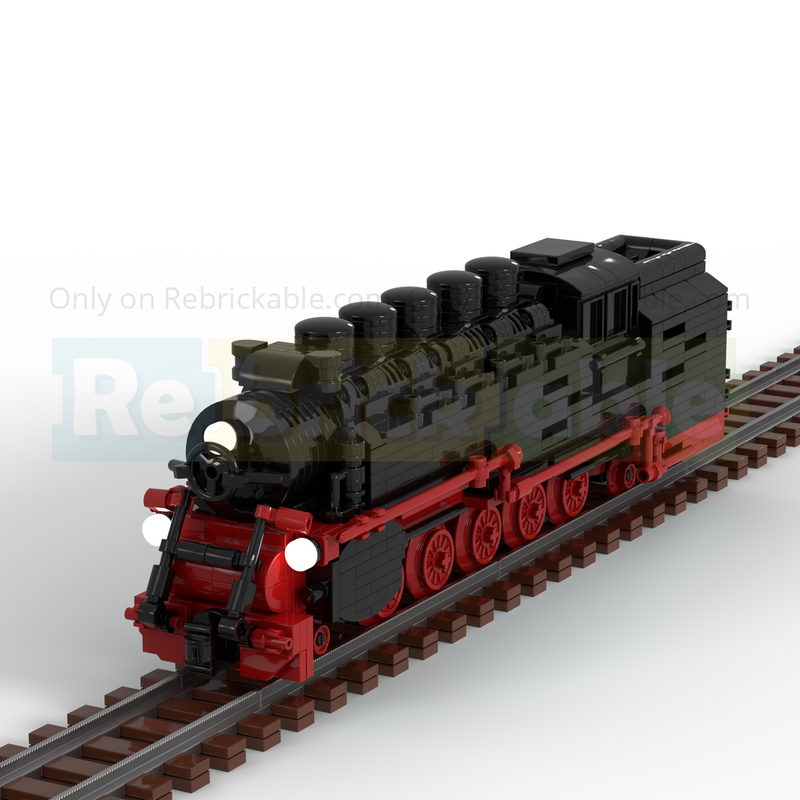 Lego Narrow Gauge 6W German Train DR Baureihe 99 HSB Schmalspurbahn Harzer Schmalspurbahn Dampflokomotive Steam Locomotive