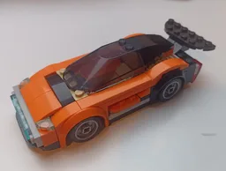 Orange hypercar
