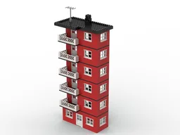 Early Classic Town Apartment Building