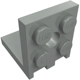 Bracket 2 x 2 - 2 x 2 / Light Gray