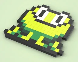 Pixel Art Frog