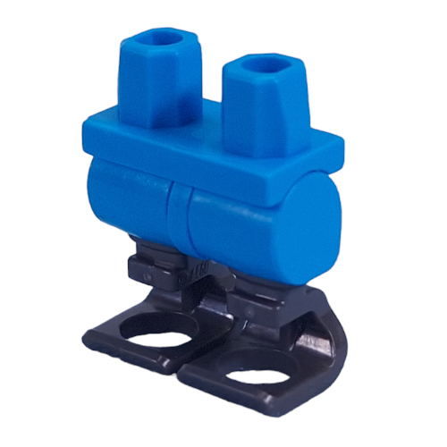Lego Spring Prosthetic Legs, Dark Azure Top Legs and Hips / Dark Azure
