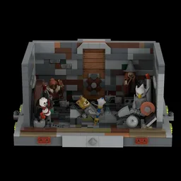 Dungeons & Dragons Shrinking Dungeon (75339 Death Star Trash Compactor Diorama)