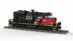 Cargo Train - EMD SD70M-2 CN Train