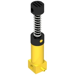 Pneumatic Pump New Style with Black Top / Yellow