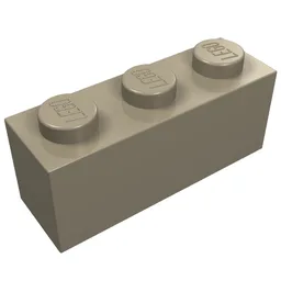 Brick 1 x 3 / Dark Tan