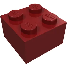 Brick 2 x 2 / Dark Red