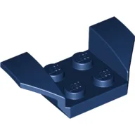 Mudguard 2 x 4 with 2 x 2 Studs and Flared Wings / Dark Blue