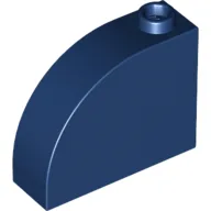 Brick Curved 1 x 3 x 2 / Dark Blue