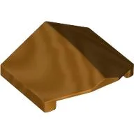 Brick Sloped 33° 2 x 2 Double / Inverted / Metallic Gold