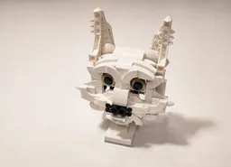 MOC - Maine Coon cat head - 75979-1 Hedwig Alternate build