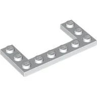 Plate 3 x 6 with 2 x 4 Cutout / White