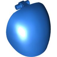 Lego Large Figure Shoulder Cover, Armor, Round, Smooth with Bar / Blue